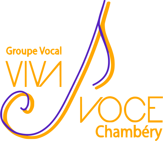 Logo Groupe Vocal Viva Voce Chambéry 73000 Savoie Choristes choeur mixte adulte pupitres alti basses tenors sporanes site officiel